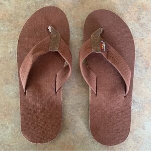 Mens Rainbow Flip Flops